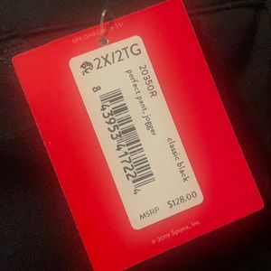 Brand new never worn 2x spanx classic black perfect pant jogger
